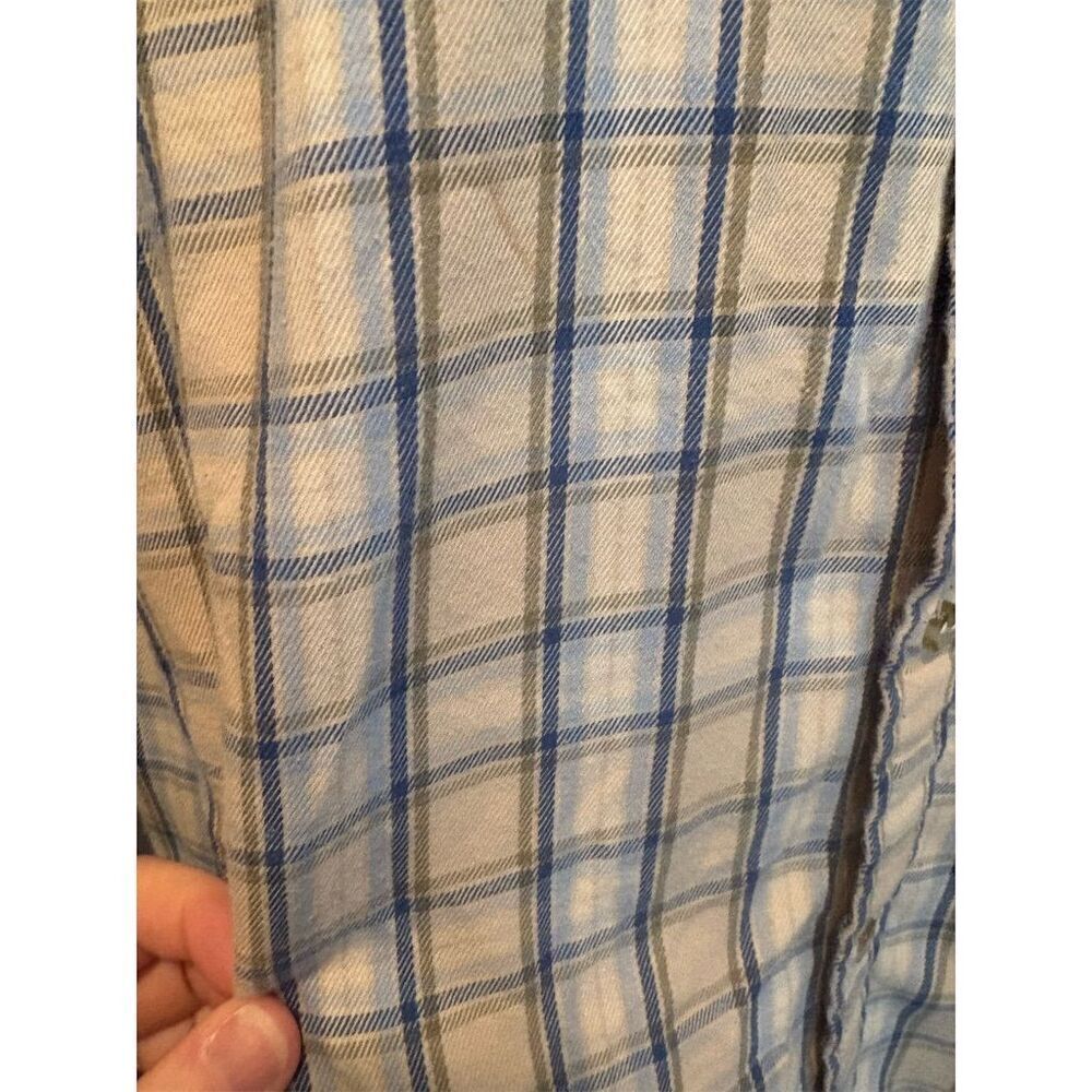 *3/$15 GH Bass Men's Plaid Long Sleeve Button-Up Shirt Size L Multicolor - Picture 4 of 8